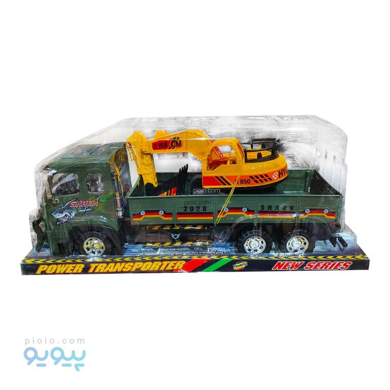 کامیون حمل بیل مکانیکی اسباب بازی آیتم 9973 عمده و کارتنی-پیویو