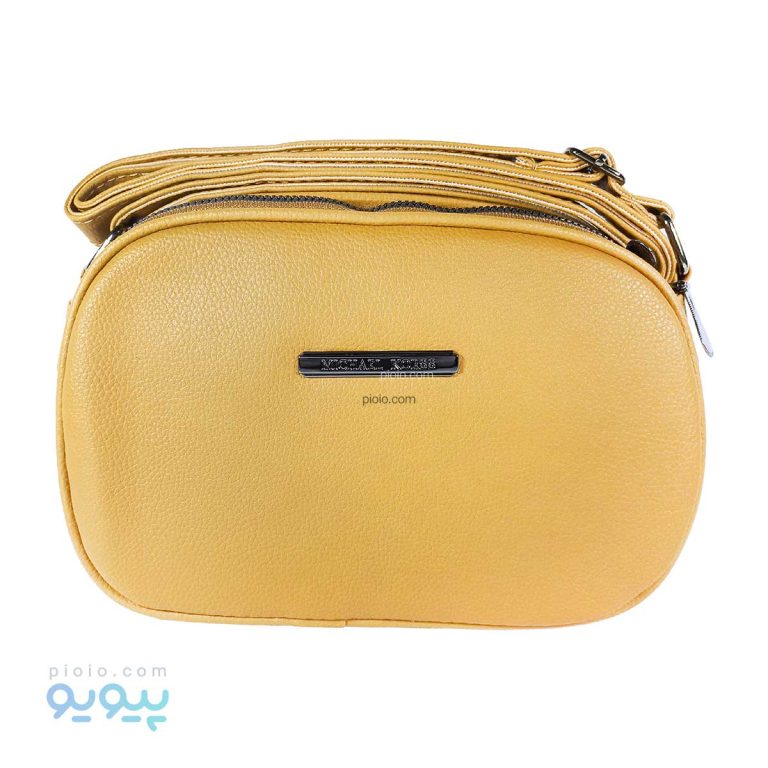 کیف دوشی زنانه بیضی چرم مصنوعی