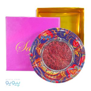 زعفران هدیه بسته بندی فلزی،پیویو