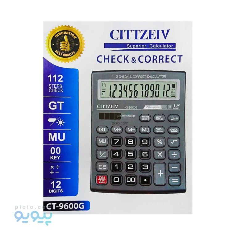 ماشین حساب طرح سیتیزن CT-9600G،پیویو