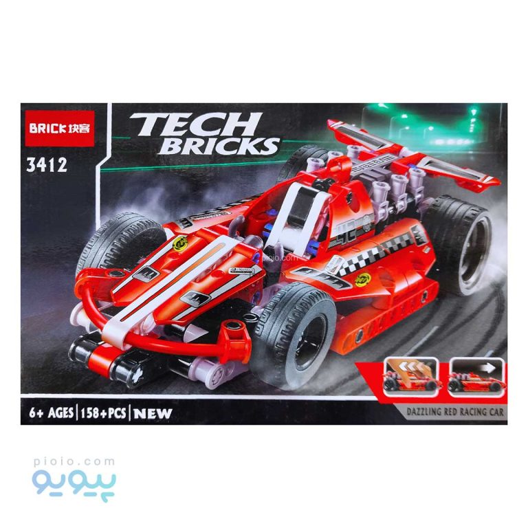 لگو طرح ماشین مسابقه Bricks آیتم 3412،پیویو
