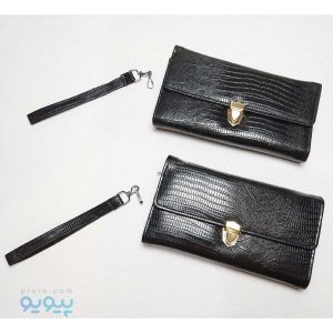کیف پول سه لت قفل ناخنی زنانه،پیویو