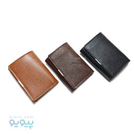 کیف پول سه لت مردانه چرم گاوی کد 61065 | پیویو