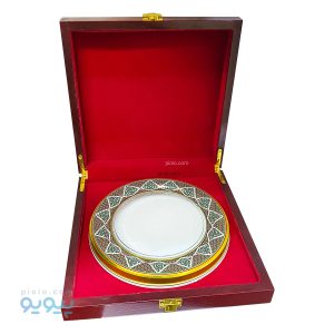زعفران بسته بندی خاتم جعبه چوبی قرمز،پیویو