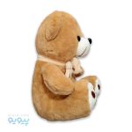 عروسک خرس قهوه ای پاپیون دار|پیویو
