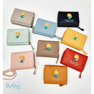 کیف پول دخترانه طرح دختر،پیویو