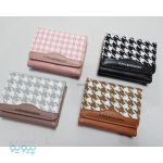 کیف پول زنانه سه لت کوچک رو بافتی