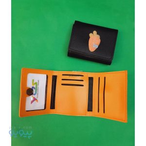 کیف پول سه لت کوچک طرح هویج کد 73065|پیویو