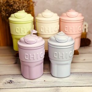 تراول ماگ بند دار طرح CHOBE،پیویو