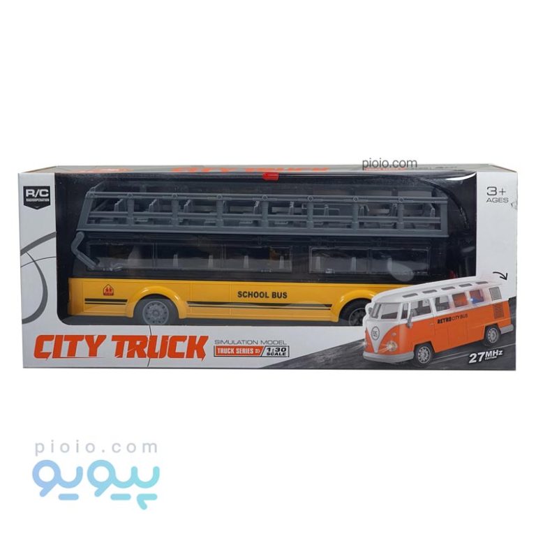 اتوبوس شهری دو طبقه کنترلی City Truck آیتم HT24 ،پیویو