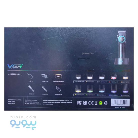 ماشین اصلاح موی سر وی جی آر مدل V-001