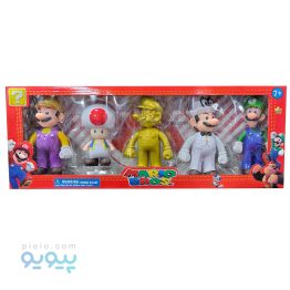 ست اکشن فیگور سوپر ماریو 5 عددی،پیویو