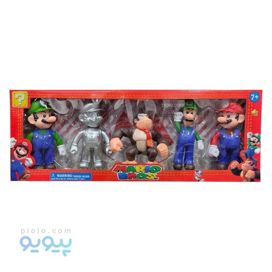 ست 5 عددی اکشن فیگور سوپر ماریو،پیویو