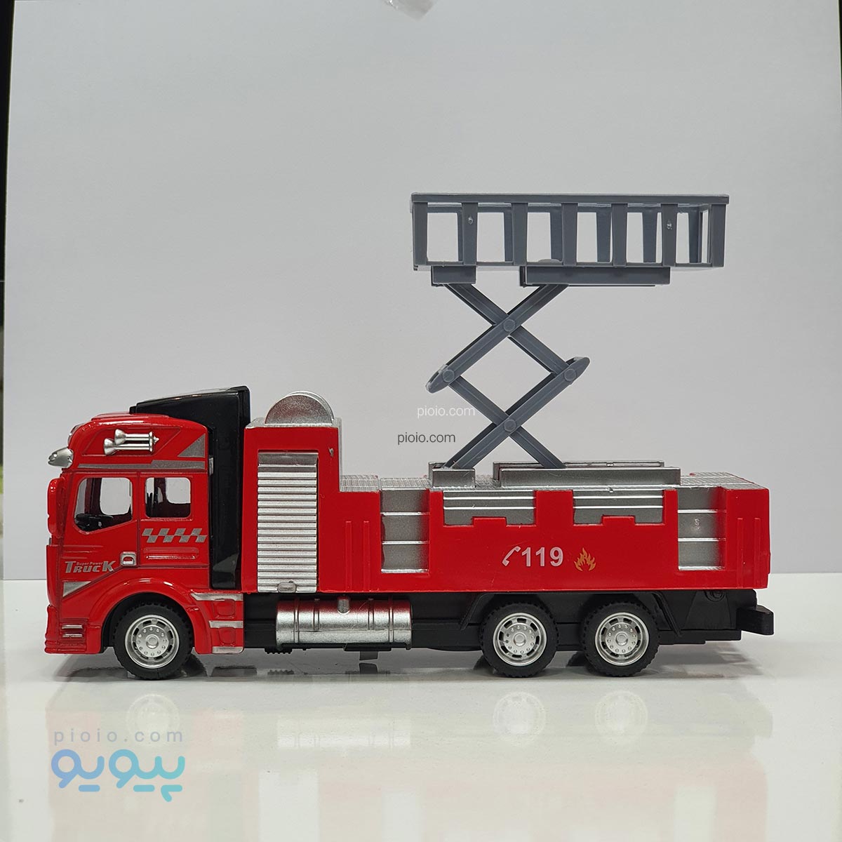 ماکت فلزی آتش نشانی بالابر مدل B119 - تصویر 8