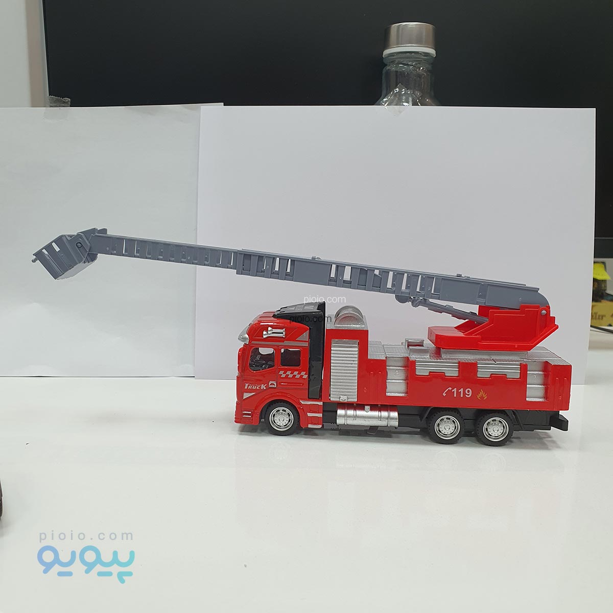 ماکت فلزی ماشین جرثقیل آتش نشانی مدل N119 - تصویر 9