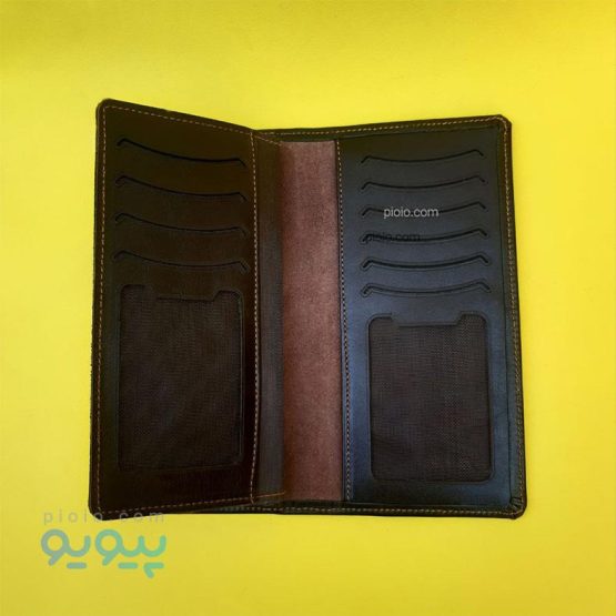 کیف پول مردانه کتی چرم طبیعی برند میلون