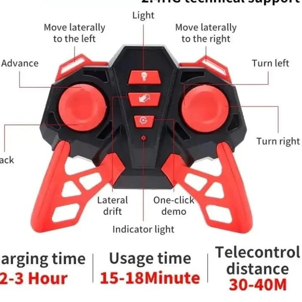 ماشین کنترلی اسپایدر 360 درجه فلزی آیتم 2900 - تصویر 5