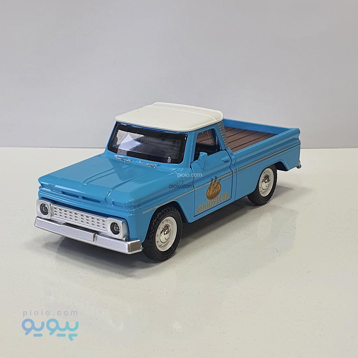 ماشین فلزی وانت شورلت C10 سایز 12 سانتی موزیکال - تصویر 2