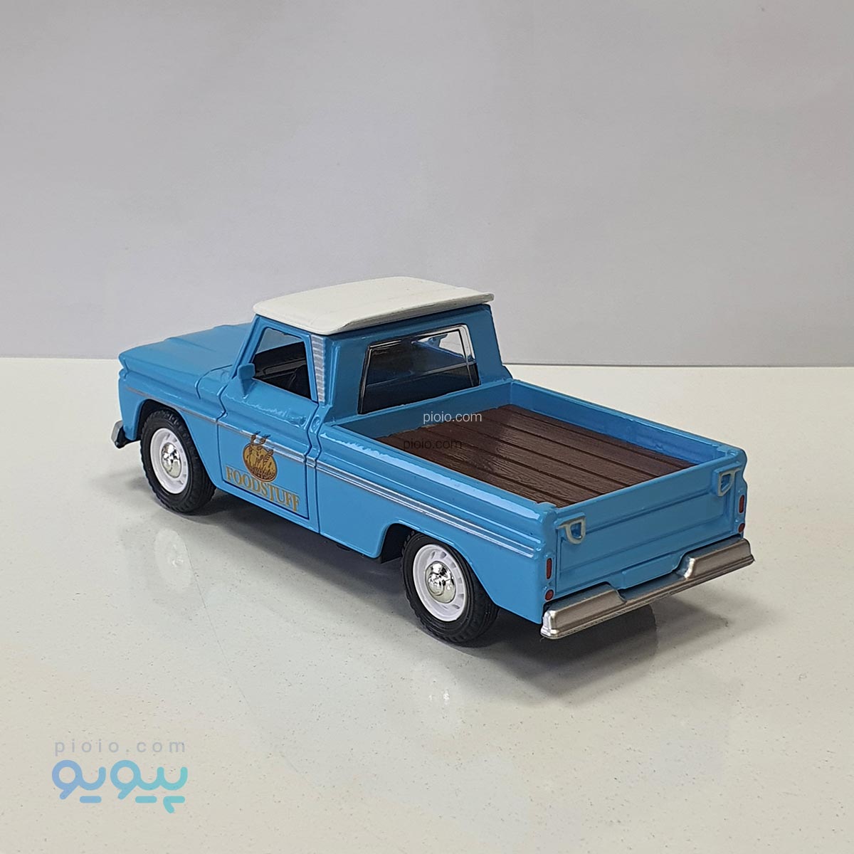 ماشین فلزی وانت شورلت C10 سایز 12 سانتی موزیکال - تصویر 3