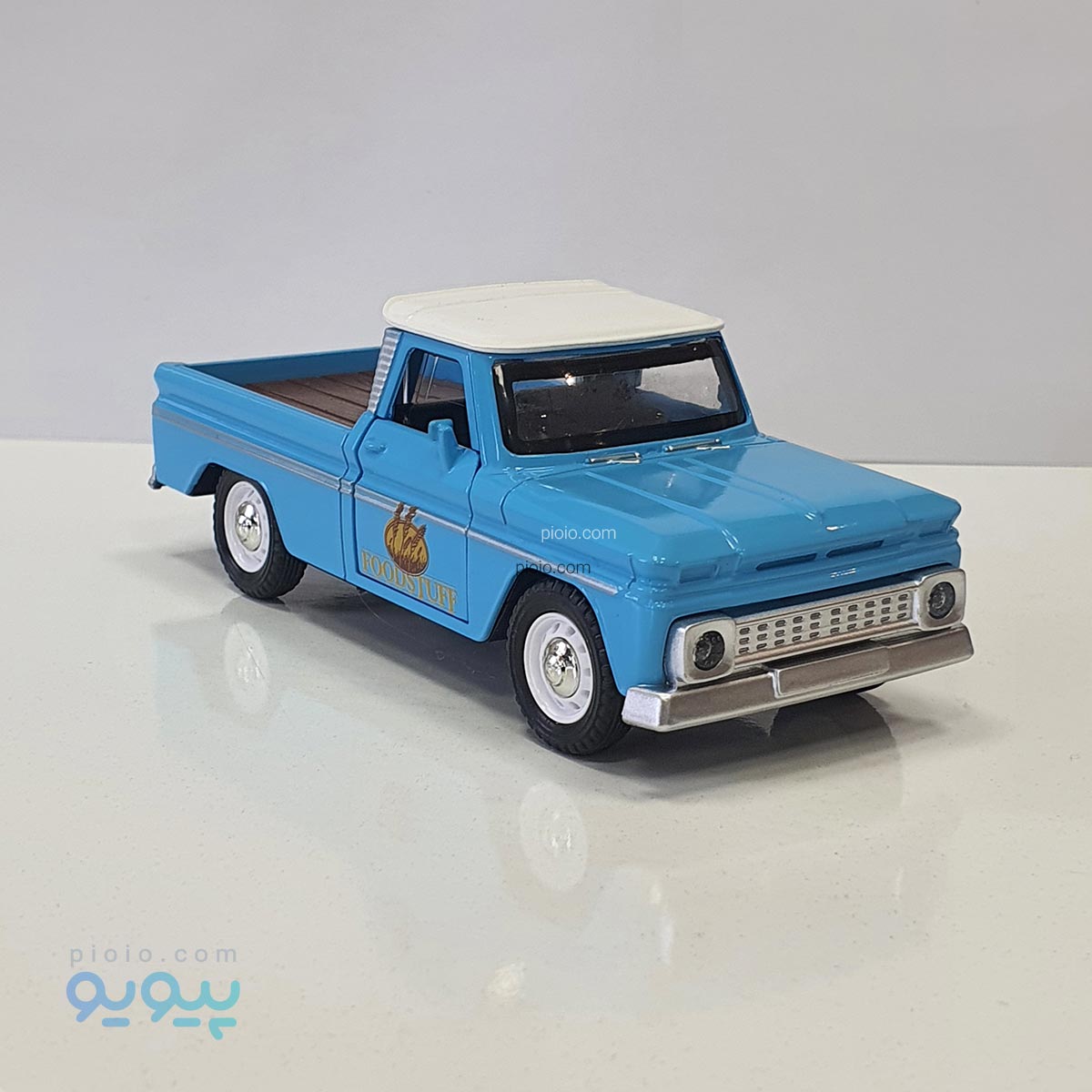 ماشین فلزی وانت شورلت C10 سایز 12 سانتی موزیکال - تصویر 4