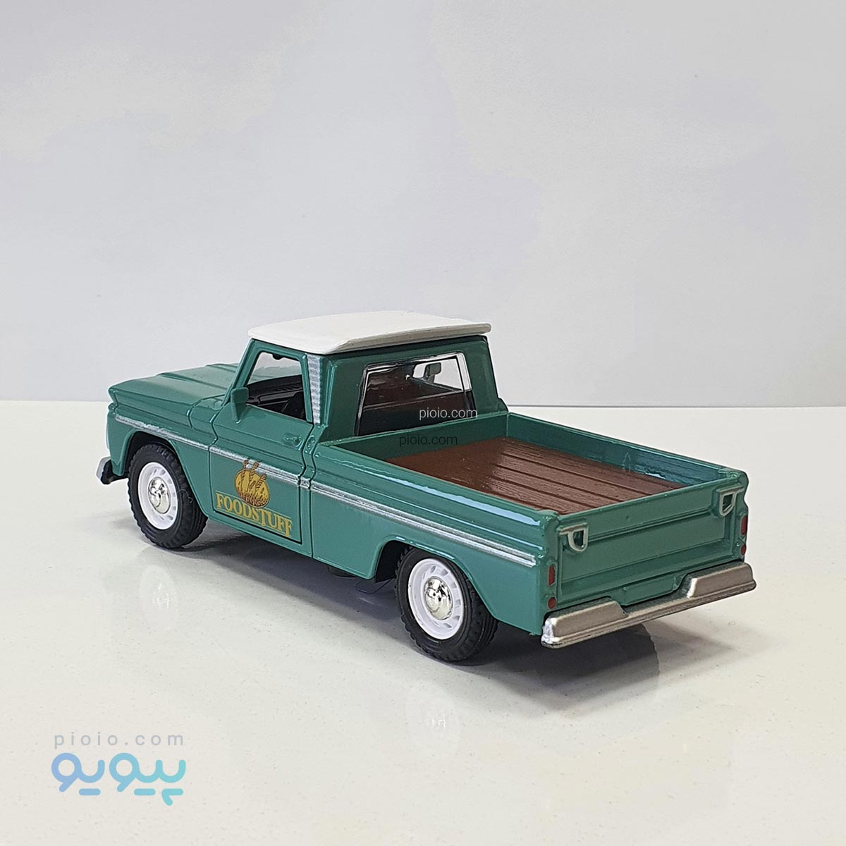 ماشین فلزی وانت شورلت C10 سایز 12 سانتی موزیکال - تصویر 6