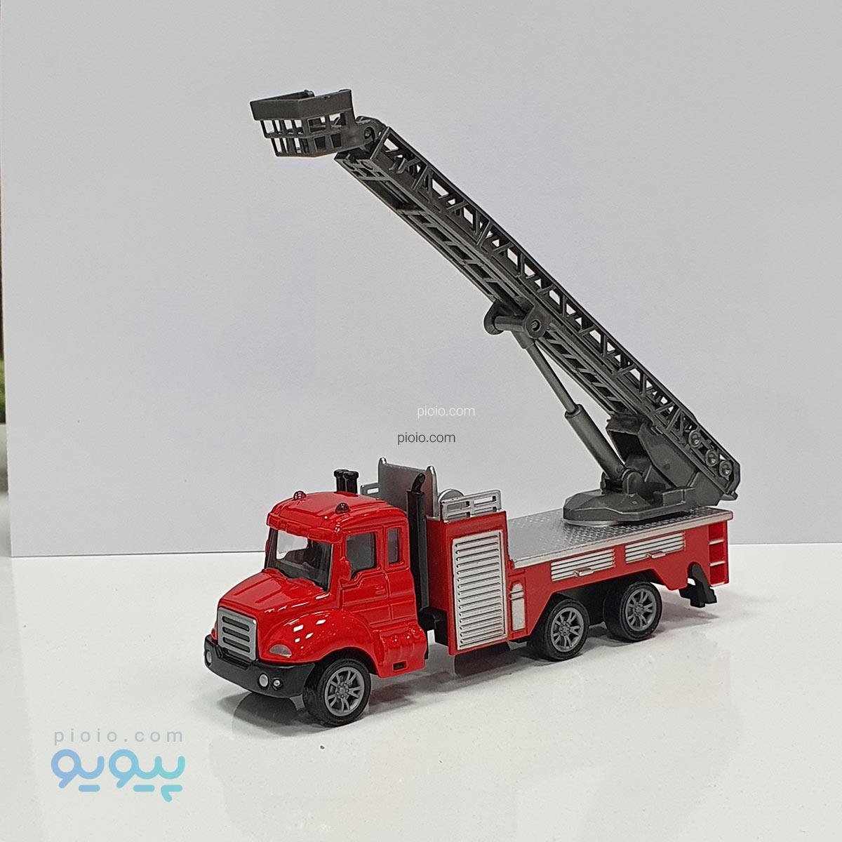 ماکت ماشین فلزی آتش نشانی بالابر آیتم 6-2214 - تصویر 3