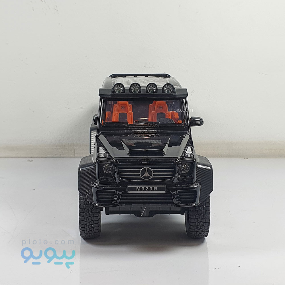 ماکت ماشین فلزی مرسدس بنز باراباس شش چرخ AMG G63 آیتم M929R مقیاس 1:22 - تصویر 6