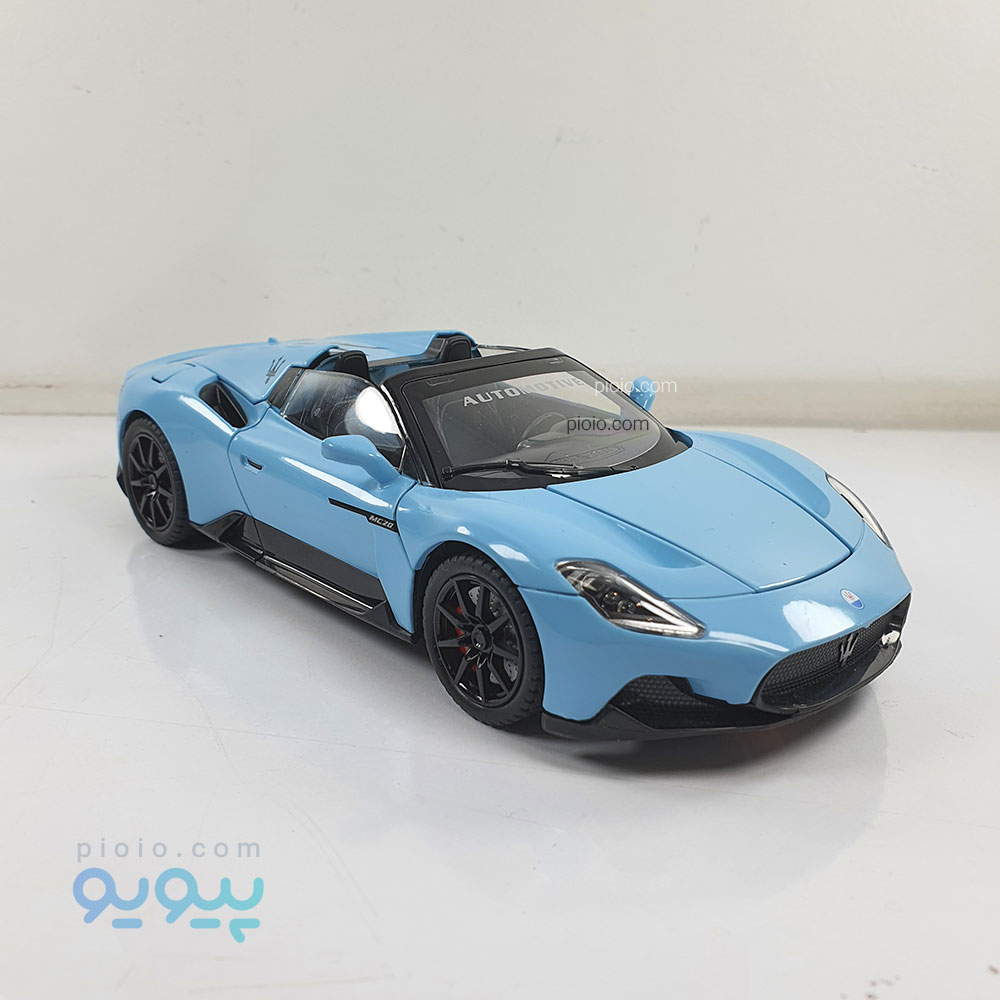 ماکت فلزی مازراتی MC20 رنگ آبی فیروزهای